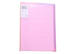 Saco Plástico Livro De Apresentação Pasta Portfólio Pasta Pasta Protetor De Manga Transparente Rosa Claro ZMDECQNA