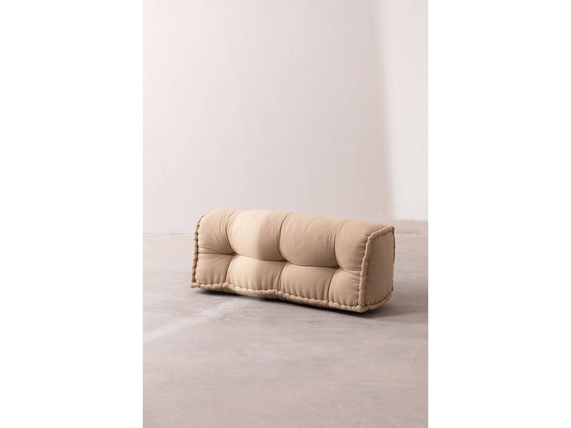 Encosto para Sofás SKLUM Yebel (Castanho - Algodão - 41 x 95 x 34 cm)