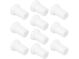 Conjunto De 10 Buchas Dobradiça Para Porta Geladeira, Em Plástico, Com Furo Passante, Dimensões De 1, 80x 1, 40x 1, 40cm