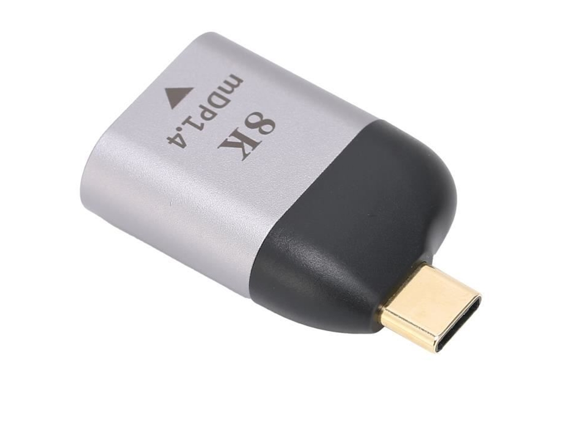 HURRISE Usb‑C para Mini Adaptador 8K Compatível com Vídeo de Alta Resolução Pro
