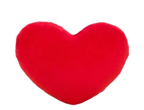 Peluche HXDZFX Coração Vermelho 50 Cm