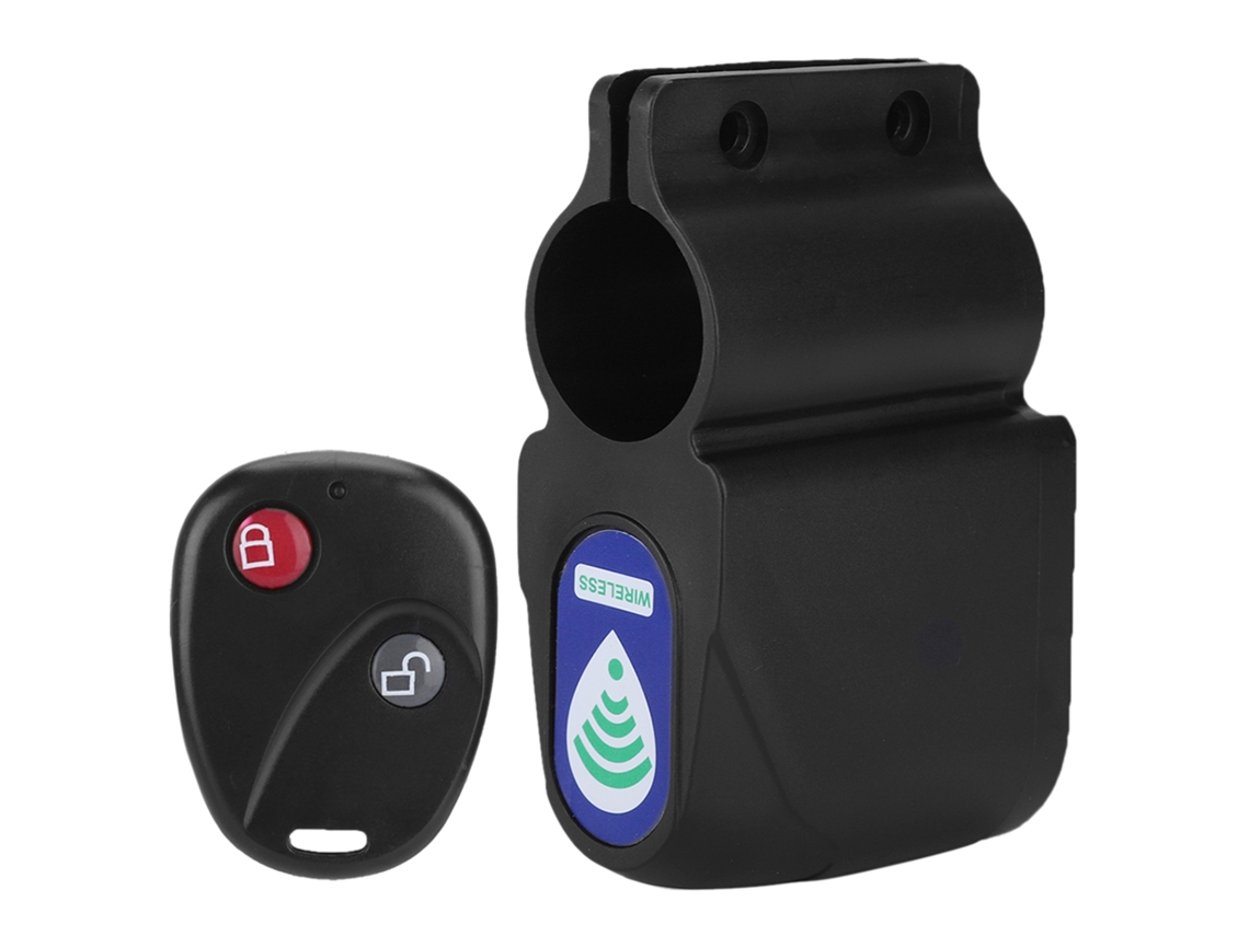 Lurelia Alarme Bicicleta, Antirroubo, 105db, Controlo Remoto, Sem Fios, 9v