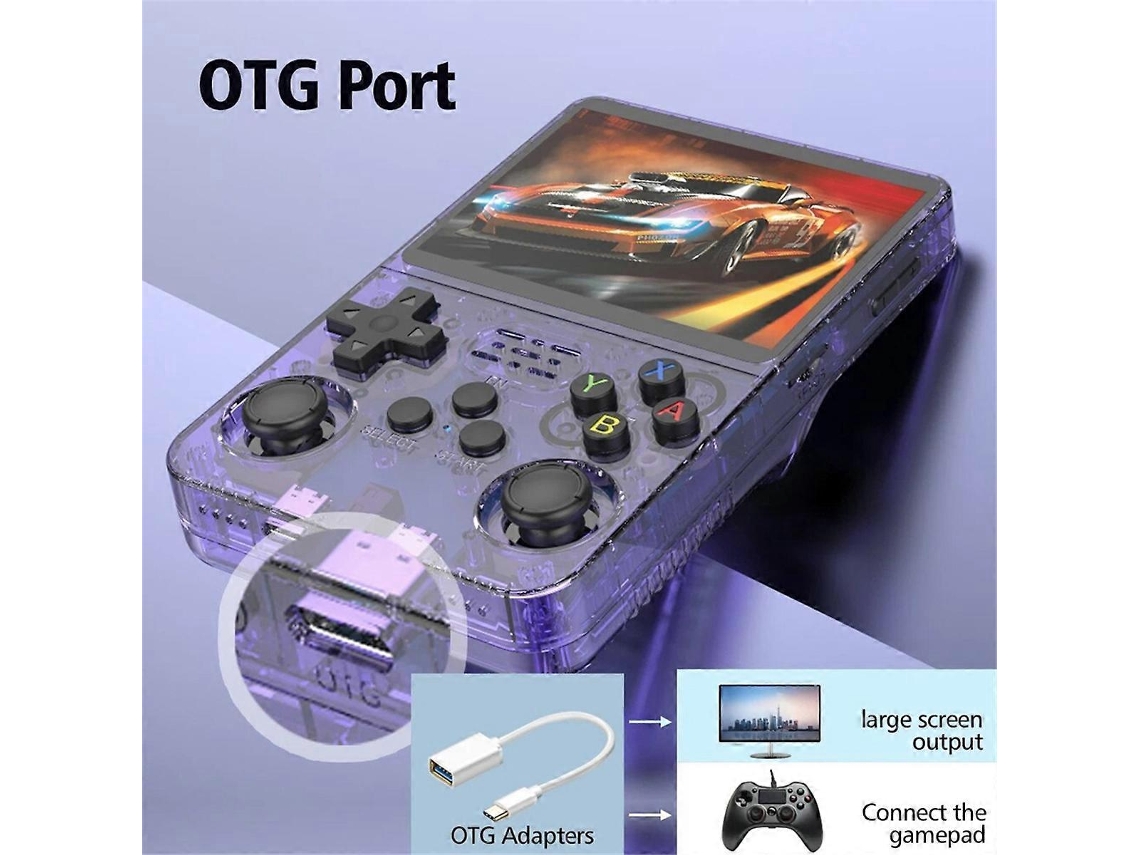Console De Jogos Retrô R36s 64 Gb, Mais De 15.000 Jogos, Sistema Linux Para Crianças, C Ly Ebike