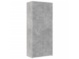Armário alto MAISON EXCLUSIVE em Deriv. Madeira Cinza Cimento (80x42,5x185 cm)
