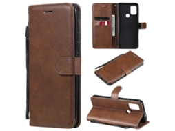 Capa Protetora De Couro Com Aba Horizontal, Cor Sólida, Para Motorola Moto G10/g30, Com Suporte, Compartimentos Para Cartões, Carteira, Porta-retratos