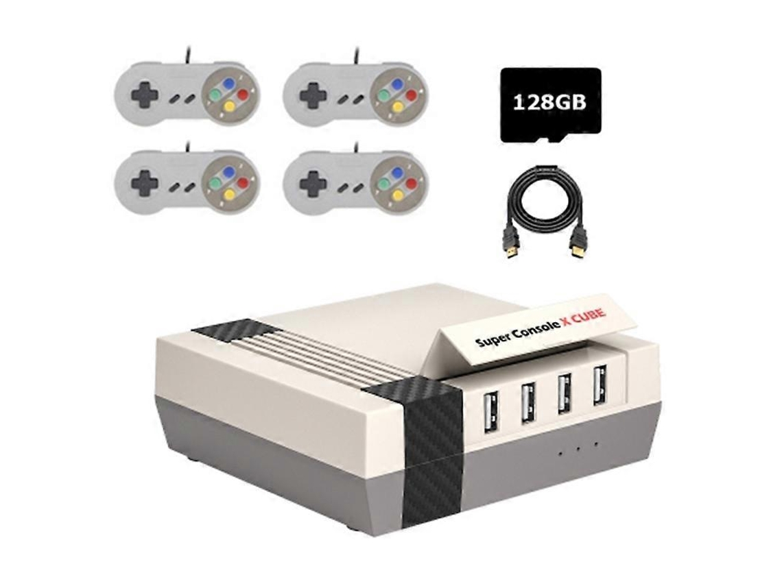 Kinhank Super Consolexcube Hd 128 Gb Console De Jogos Clássico Portátil Com 4 Jogos Com Fio Ly Ebike