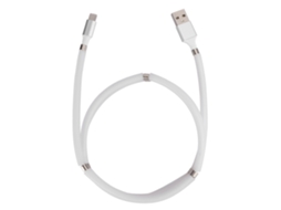 Cabo de dados para celular EOOCOO com anel magnético, carregamento com conector Apple