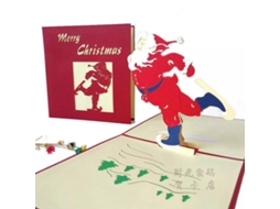 Cartão de Feliz Natal Cartão 3D Artesanal para Presentes de Natal NEVEANCE