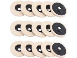 Disco De Polimento Para Esmerilhadeira, 15 Peças, 100 Mm, 4 Polegadas