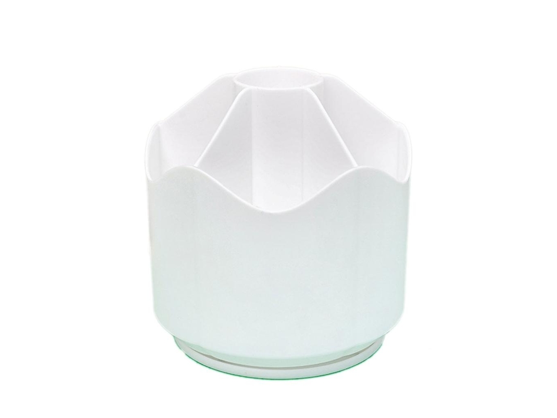Lurelia Organizador De Maquilhagem, 12,7 X 13,5 Cm, 2 Cm, 360°, Grande Capacidade, Resistente, Magnético, Branco, Rosa, Verde, Giratório