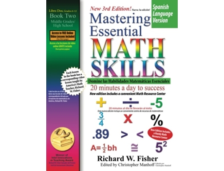 Livro Mastering Essential Math Skills Book 2, Spanish Language Version De Richard W Fisher (espanhol)