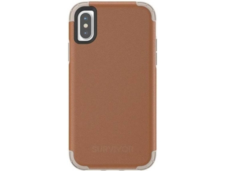 Capa iPhone X, XS  Prime Castanho