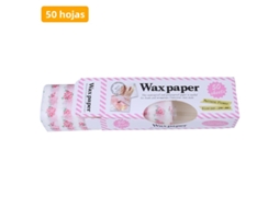 Papel Parafinado Usado, Impresso com Padrões de Coração, Próprio para Assar. MDUG (50 Rosas)