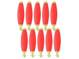 10pcs Flutuador Eva para Pesca Oval Multiuso