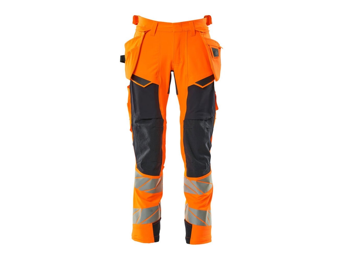 Calças Grandes Com Bolsos Pendurados Accelerate Safe 19031 Laranja 50 / 30 MASCOT