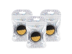 3 Caixas De Esferas De Aço Para Artesanato De Unhas Diy Micro Pérolas Metal Manicure Ferramenta Gz10