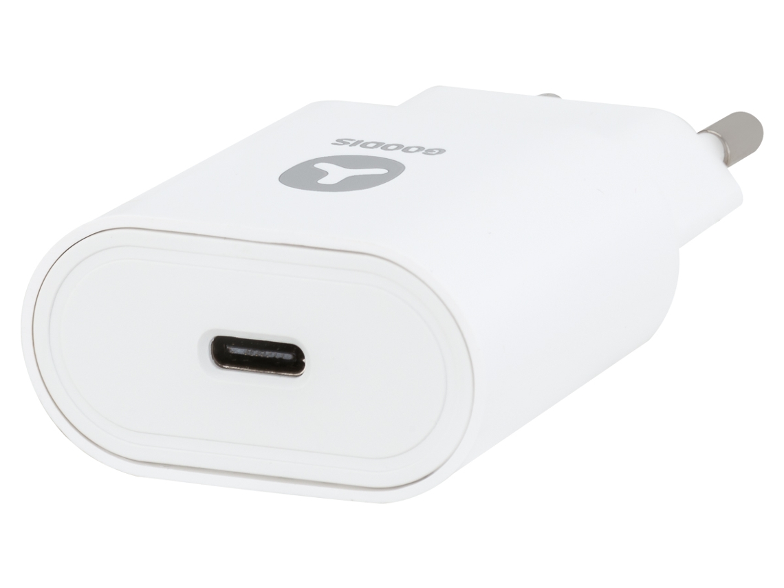 Carregador GOODIS Type-C 18W Branco (Outlet Grade A)
