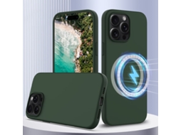 Capa De Silicone Com Magsafe Para Iphone 16 Pro Max - À Prova De Choque E Resistente A Quedas