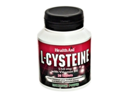 Health Aid L-Cysteine 550mg with Vitamin B6  30's