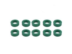 Yuru 10 Núcleos Toroidais de Ferro Ferrite para Indutores de Potência 22mmx14mmx8mm Verde