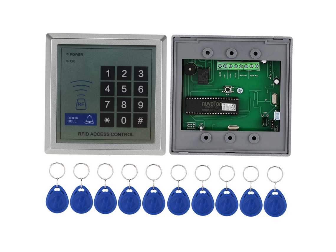 Kit de Sistema de Controle de Acesso (inclui Tag Magnética de 280kg e Acessórios de Suporte Completos)