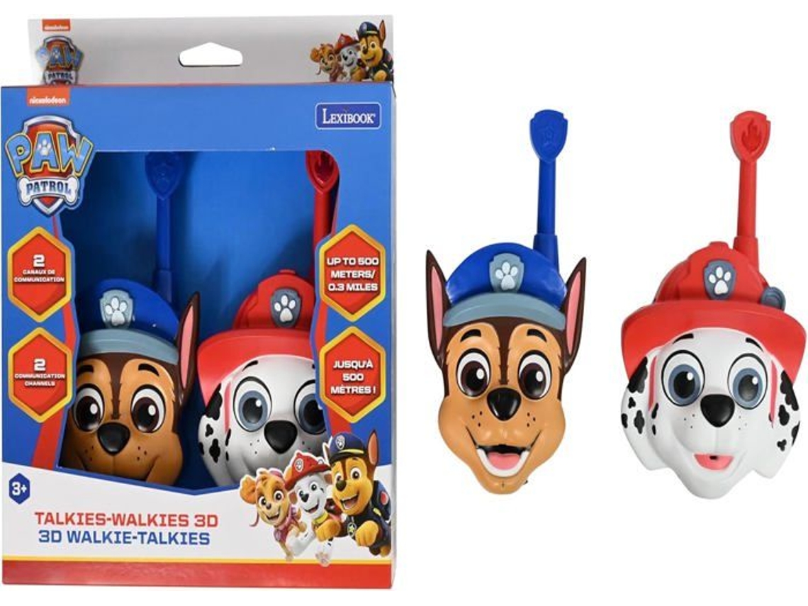 Walkie Talkies 3d Da Patrulha Canina Brilvibera