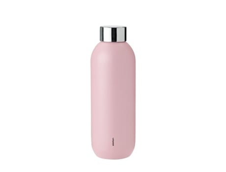 Garrafa de Ãgua 600Ml - Keep Cool Rosa Claro STELTON