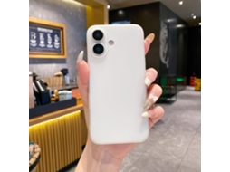 2 Capas Transparentes Brancas Foscas Para Iphone 17 Pro Max.