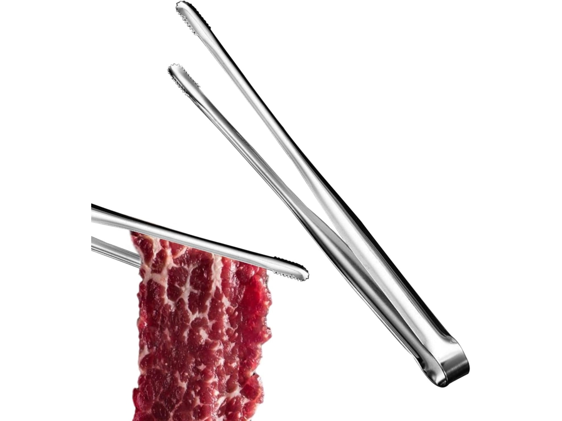 Pinça Para Churrasco, Ideal Para Segurar Alimentos, Pinça De Cozinha Em Aço Inoxidável