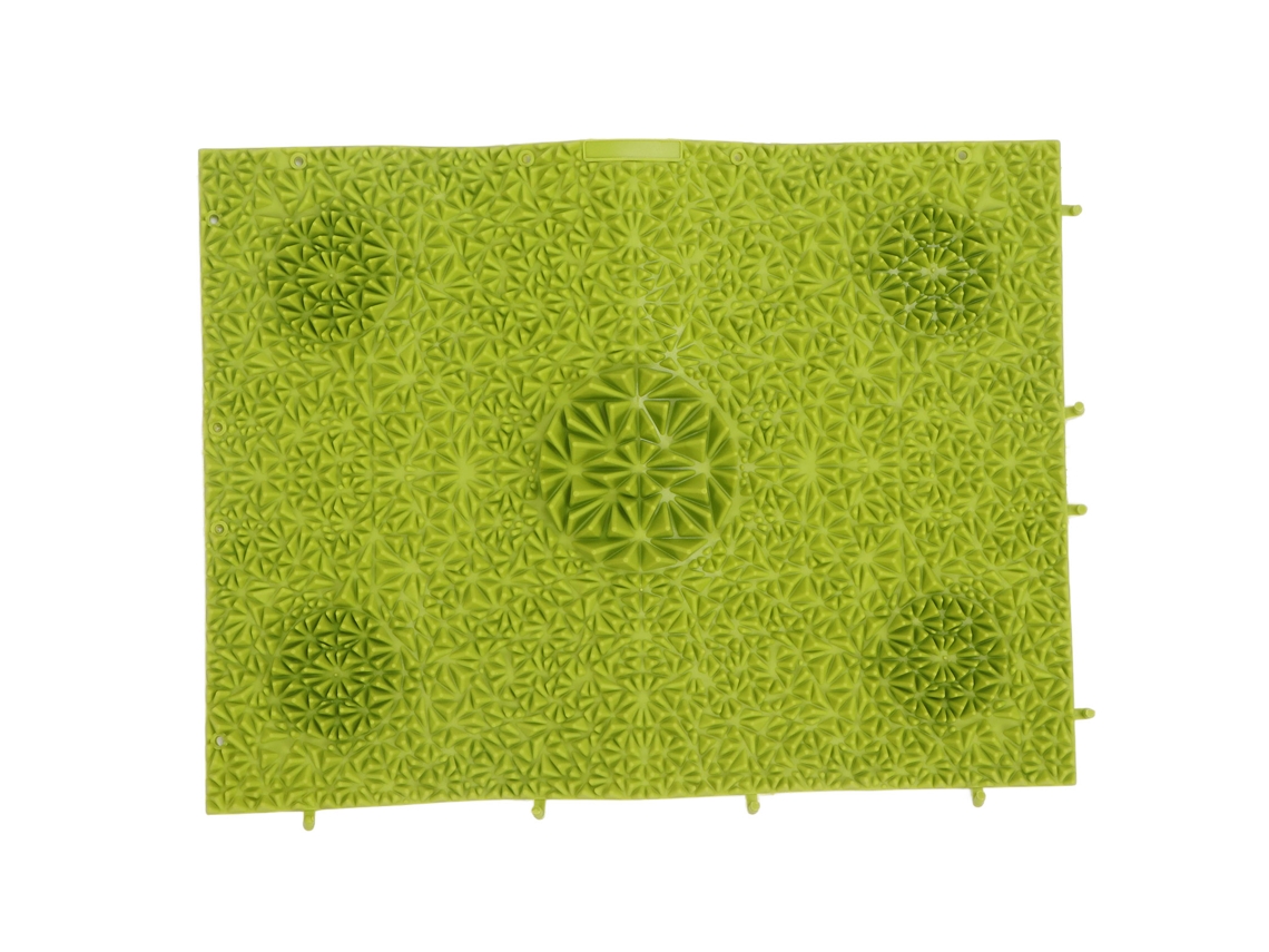 Tapete De Massagem Nos Pés, Alívio Da Dor, Simula A Circulação Sanguínea, Acupressão, Reflexologia, Almofada Plana Verde Slowmoose
