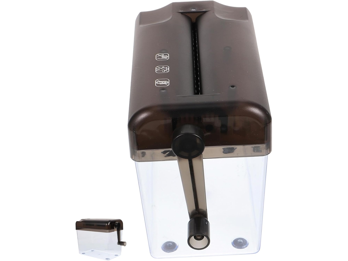 Supvox Déchiqueteuse Manuelle Compacte Pour Bureau Et Maison Résistante À Utilização Manivelle