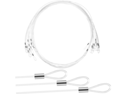 Angooily Conjunto De 12-fios Nylon Para Pendurar Quadros Com Laços Duplos Luminárias E Guirlandas Fácil Instalação