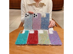 Lurelia Capa Iphone 13 Tpu Brilho Prateado