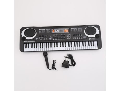 100pcs 61 Teclas Painel Eletrônico Teclado Musical Digital Pb Peggybuy (ue)