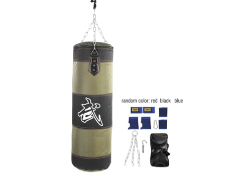 Saco De Boxe Vazio Para Treino 71, Socos E Chutes, Karatê, Luta, Com Luvas Eioororriy