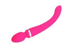 Vibrador Poderoso De Cabea Dupla De 10 Velocidades Para Mulheres (rosa) Yizhood