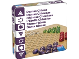 Jogo de Damas Chinesas Caixa de Lata (Idade Mínima: 6 anos)