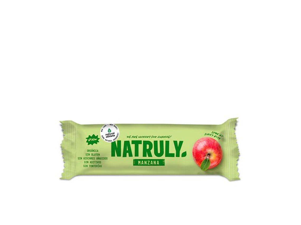 Organic Bar Natruly Maçã 40 Gr