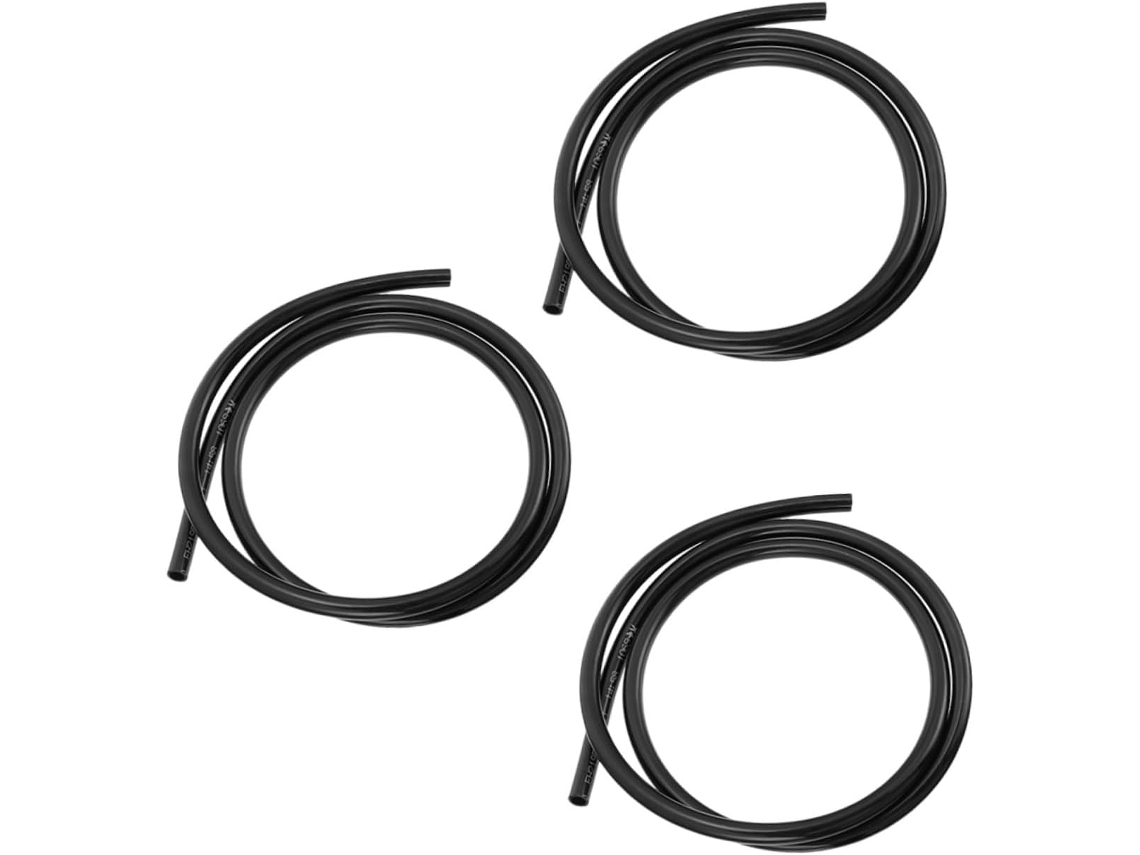 Conjunto de 3 mangueiras de combustível para carros, Pretas, sistema de substituição prático