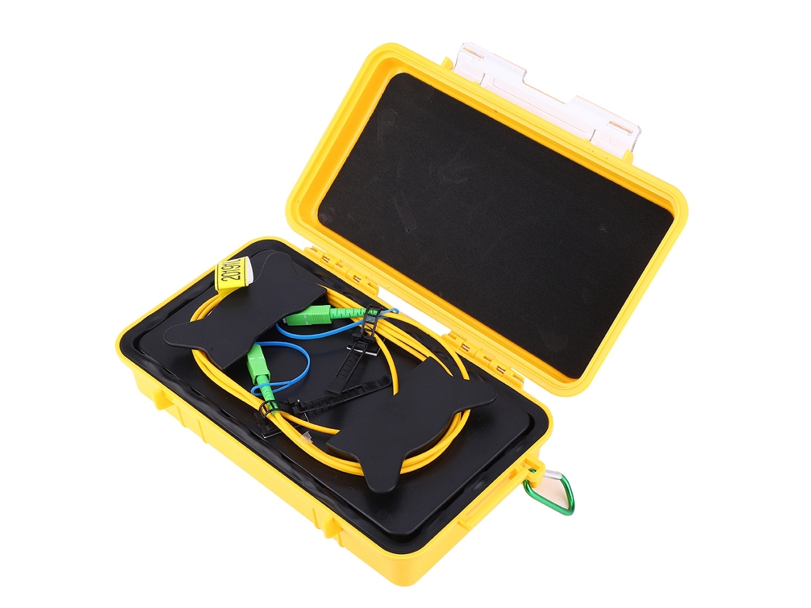 Laxiscreed Otdr Launch Cable Box Para Fibra Monomodo, Elimina Pontos Cegos E Otimiza Medições De Fibra