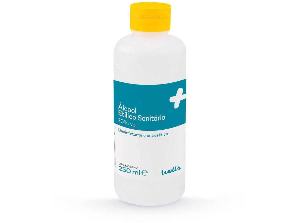 Álcool Etilico  WELLS 70% Sanitário