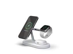 Carregador Qi Fast Series Para Apple Yizhood Magnética Branco