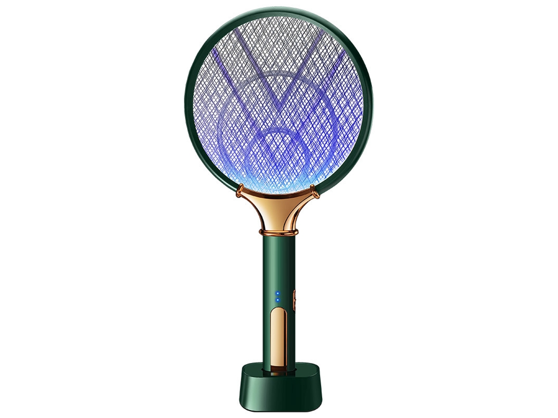 Mata-moscas E Mosquitos 2 Em 1 Com Led Recarregável Via Usb
