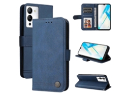 25-26 For Infinix Note 12 / G96 Skin Feel Life Tree Metal Button Leather Phone Case