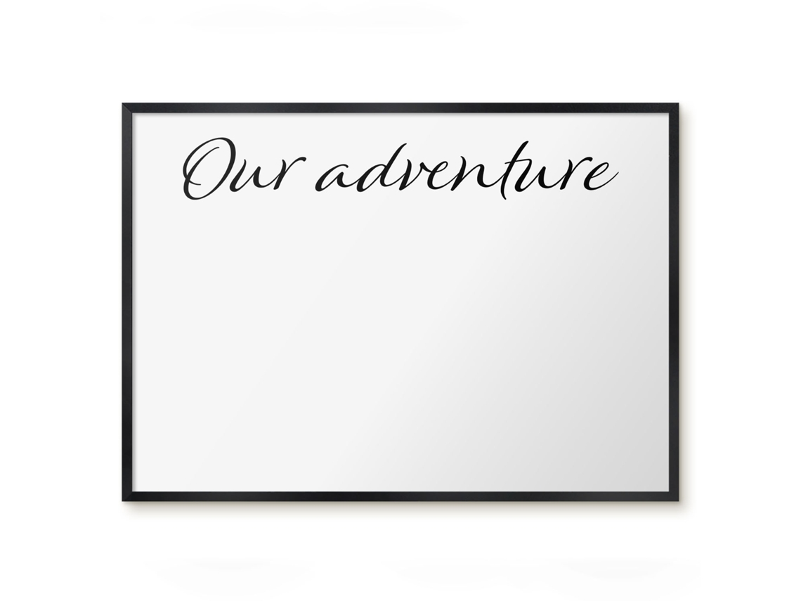 Magnetic Board Our Adventure For The Living Room Espelharte (70x50 Cm)