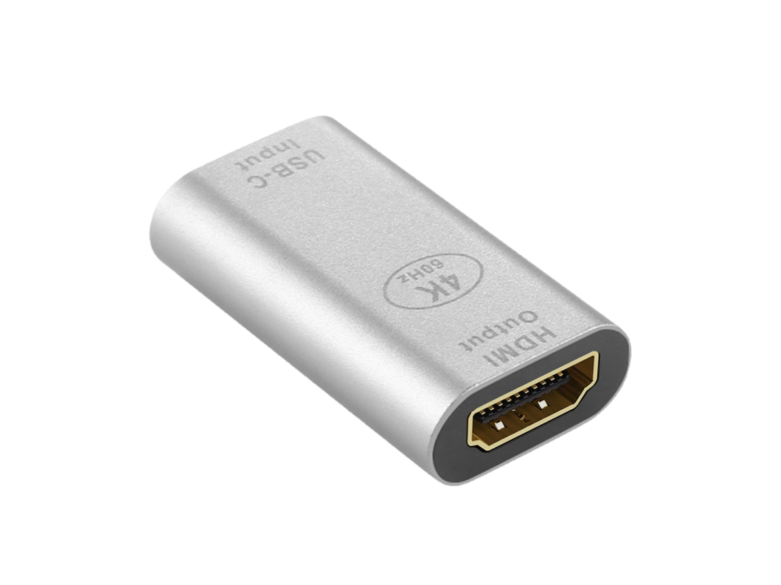 Adaptador Usb-C Hdmi Design Compacto AVIZAR Prateado