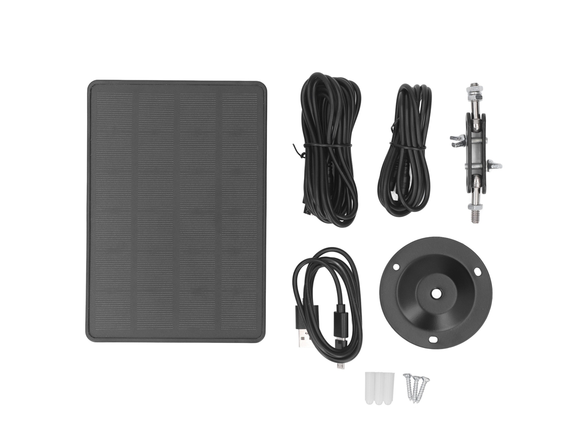 Panel solar para cámara Blink 4 W, resistente al agua IP65, ajustable 360°, 5 V S/MARCA