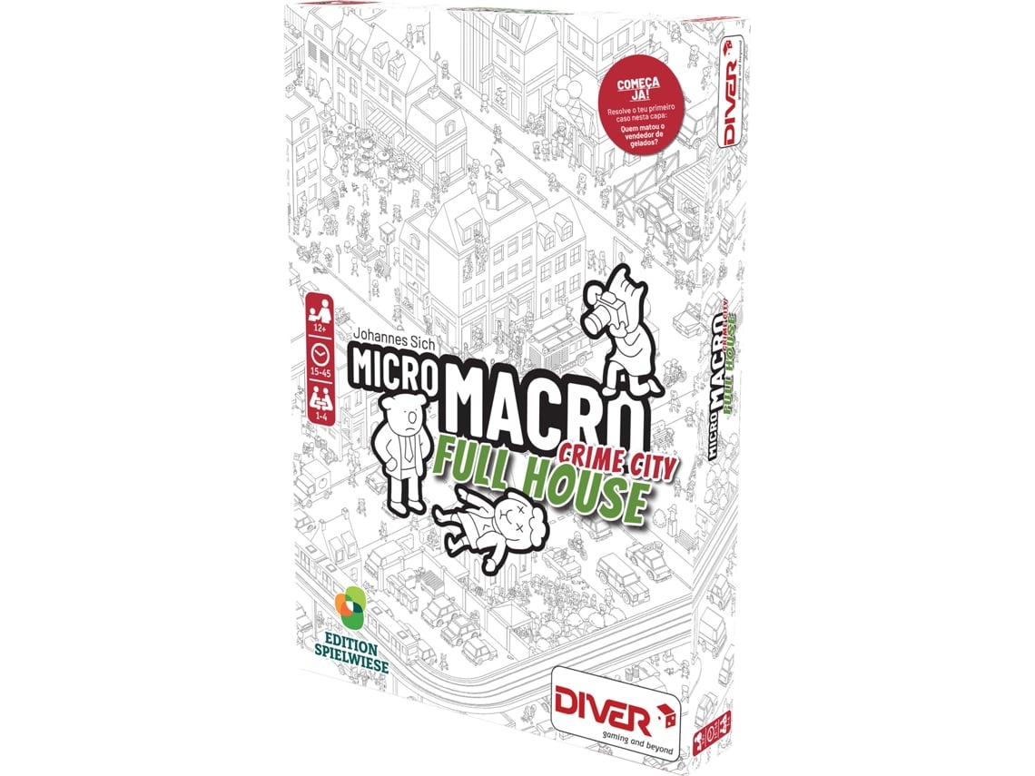 MicroMacro: A Cidade do Crime - Full House Jogos de Tabuleiro