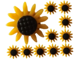Tachinhas Decorativas Em Formato De Girassol Da Jojofuny Para Quadros