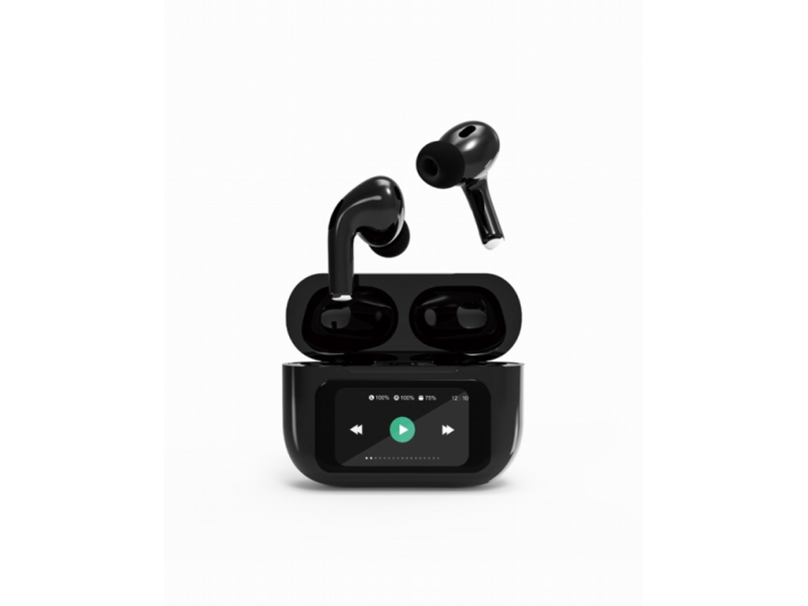 Auriculares Gembird Tws Lcd Anc 01 Bk Negro Bt